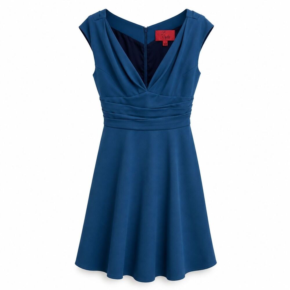 Z Spoke by Zac Posen Fit and Flare V Neck Sleeveless Dress Size 4